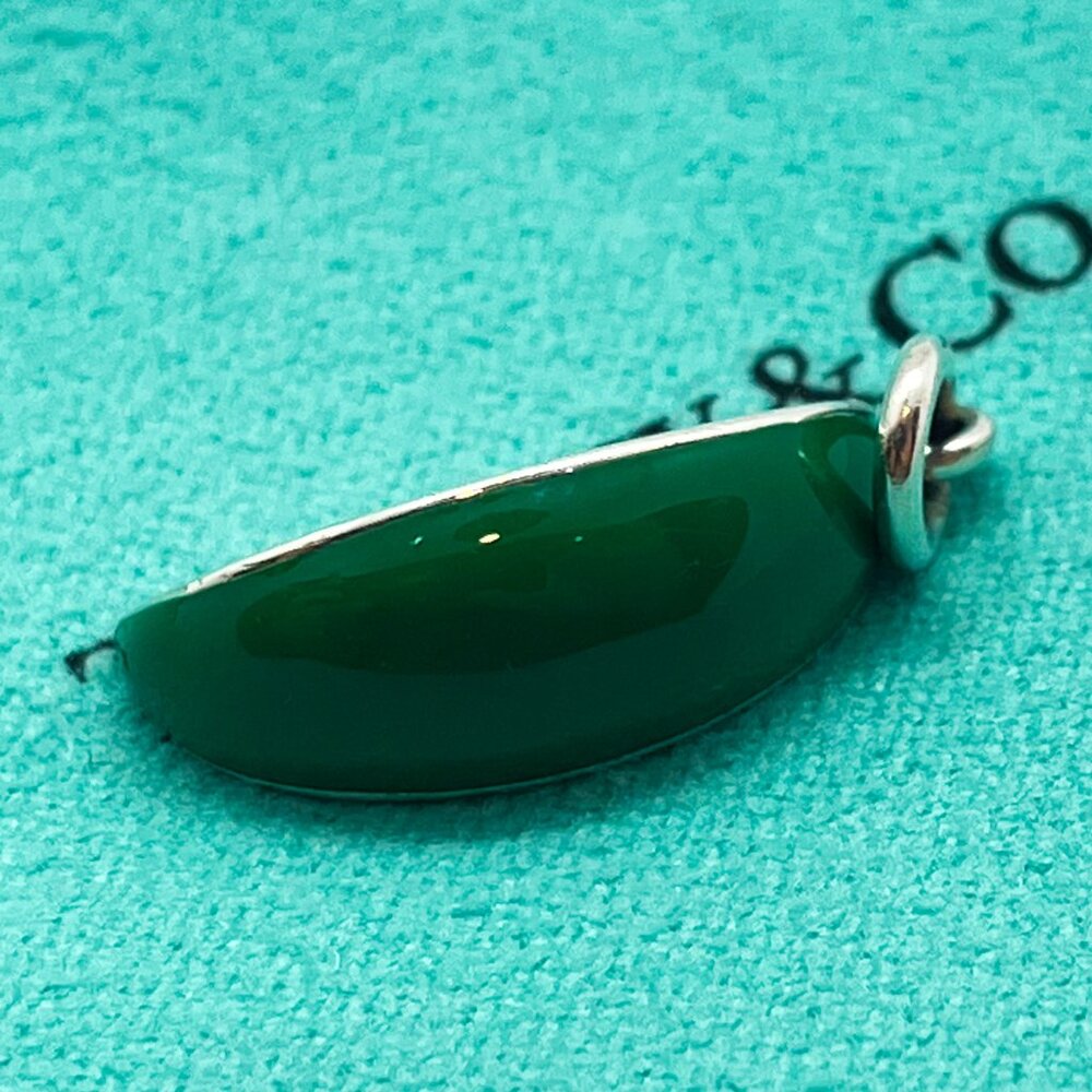 Tiffany & Co. Paloma Picasso Watermelon Charm – .925 Silver, Vintage Enamel - Picture 5 of 14